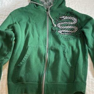 Harry Potter Slytherin Snake Logo Sweatshirt Green Youth XL